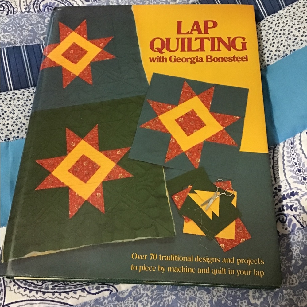 Hard back lap quilting, book with Georgia Bonesteel